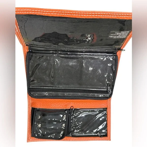 CCC Tangerine Vegan Travel Jewelry Wallet - Picture 3 of 6